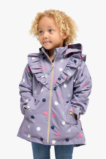 Petite Chérie Atelier Astrid Skalljakke Dots Lavender Gray 98-104 Petite Chérie Atelier Astrid Skalljakke Dots Lavender Gray 98-104