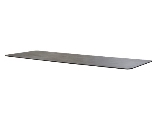 Cane-line Aspect bordplate Fossil black 280 x 100 cm Svart