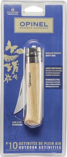 Opinel No. 10 Foldekniv (10cm) Rustfritt stål