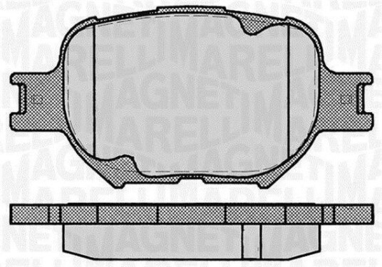 Bremseklosser MAGNETI MARELLI 363916060493