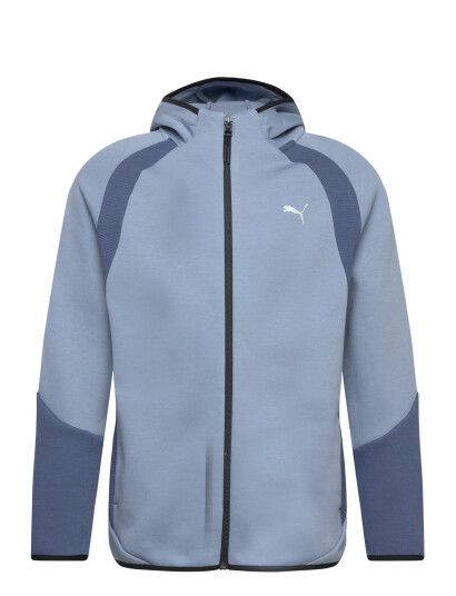 PUMA Evostripe Full-Zip Hoodie Dk B - Blue - 128
