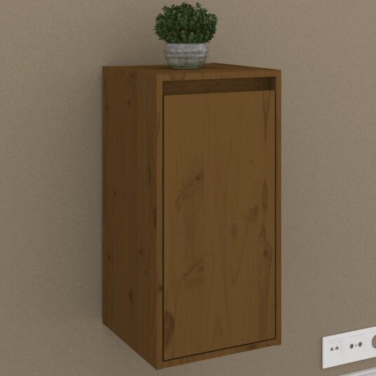 vidaXL Veggskap honningbrun 30x30x60 cm heltre furu vidaXL Veggskap honningbrun 30x30x60 cm heltre furu