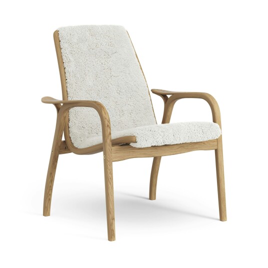 Swedese Laminett Lenestol Saueskinn Oljet Eik / Off white