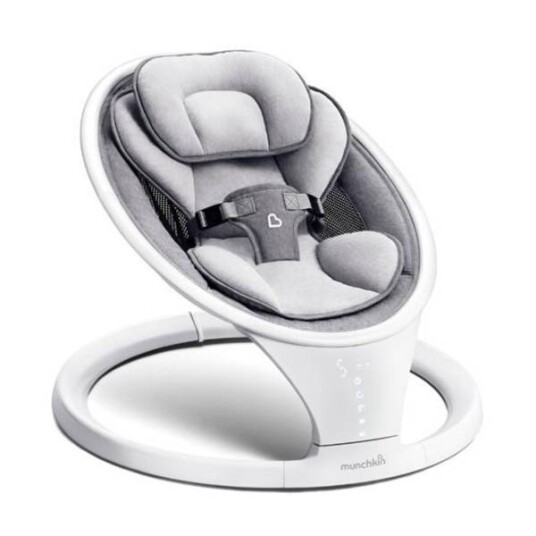 Munchkin Baby Swing Elektrisk White Grey Munchkin Baby Swing Elektrisk White Grey