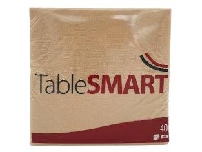 Serviettbordsmart Airlaid 40X40cm Naturlig 40 Stk X 1 Stk/Pk