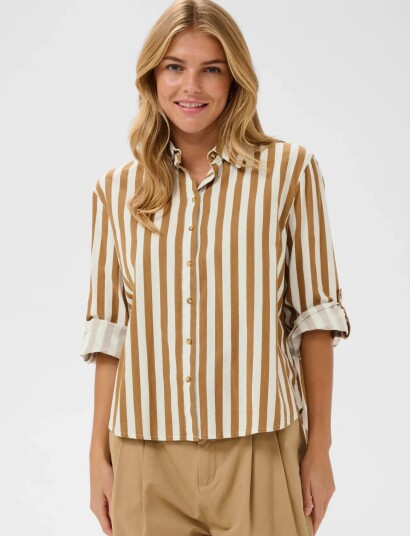Saint Tropez Zalindasz Shirt   Brown   XS
