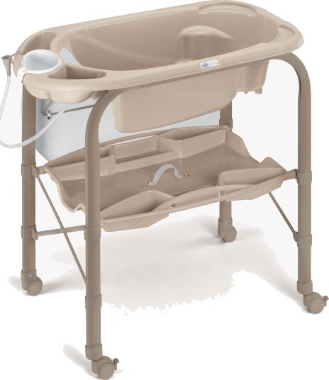 CAM Cambio Sammenleggbar Badebalje Med Stellematte Beige