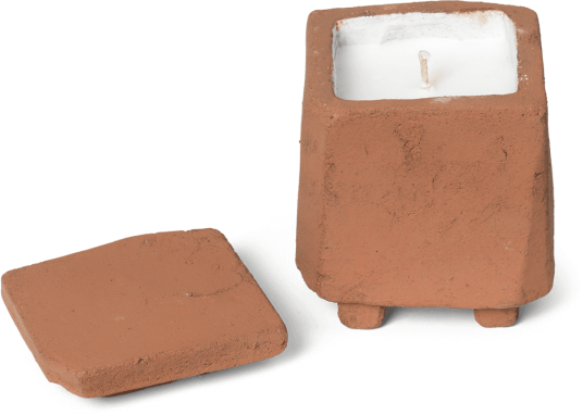 Ferm Living Kurinu duftlys 40 h Terracotta