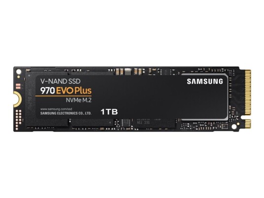 Samsung 970 Evo Plus Mz-V7s1t0 - Ssd - Kryptert - 1 Tb - Intern - M.2 2280 - Pcie 3.0 X4 (Nvme) - Buffer: 1 Gb - 256-Bit Aes - Tcg Opal Encryption Samsung 970 Evo Plus Mz-V7s1t0 - Ssd - Kryptert - 1 Tb - Intern - M.2 2280 - Pcie 3.0 X4 (Nvme) - Buffer: 1 Gb - 256-Bit Aes - Tcg Opal Encryption