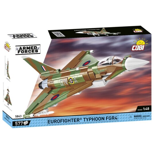 Cobi Armed Forces Byggesett 577 Deler Eurofighter Typhoon Fgr4