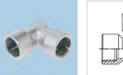 Kisan Kne Kompresjonsrør 1/2" 30.20.21 Kisan Kne Kompresjonsrør 1/2" 30.20.21