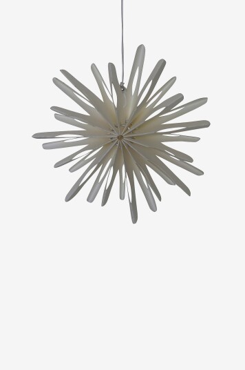 DBKD   Juletrepynt Paperflake medium   Hvit