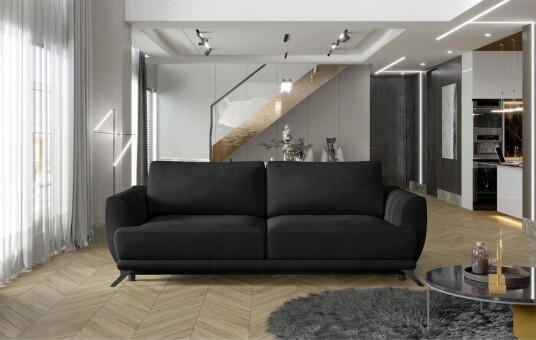 Sofa Eltap Megis 242x95x90 cm Monolith 97 Mørk Grå