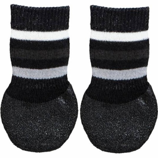 Trixie sklisikre hundesokker L-XL - Komfortable bomullssokker med antiskli Trixie sklisikre hundesokker L-XL - Komfortable bomullssokker med antiskli
