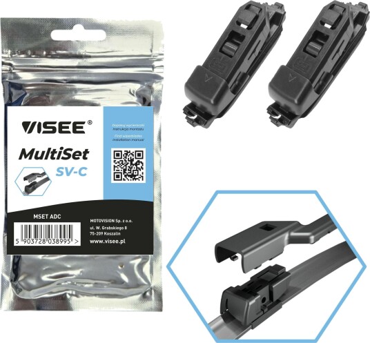 VISEE MSET ADC Adapter, viskeblad
