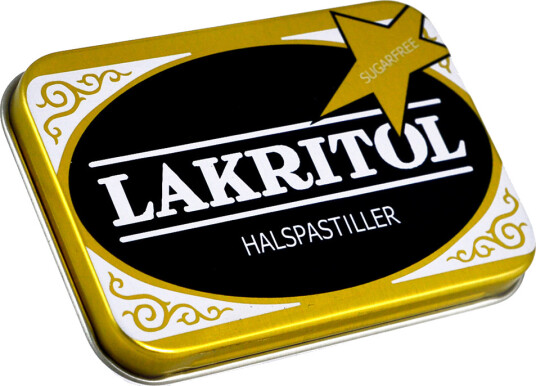 Lakritol Originale halspastiller Metallboks