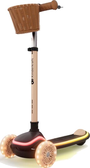 Kinderkraft Raket Up Sammenleggbar 3-hjuls Sparkesykkel, Beige Kinderkraft Raket Up Sammenleggbar 3-hjuls Sparkesykkel, Beige