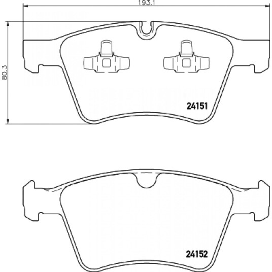 Bremseklosser HELLA 8DB 355 014 191