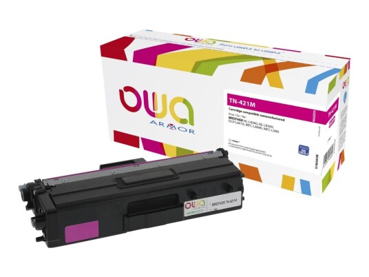 Owa K18059ow - Magenta - Kompatibel - Tonerpatron Alternativ For: Brother Tn421m - For Brother Dcp-L8410 Hl-L8260 Hl-L8360 Mfc-L8690 Mfc-L8900