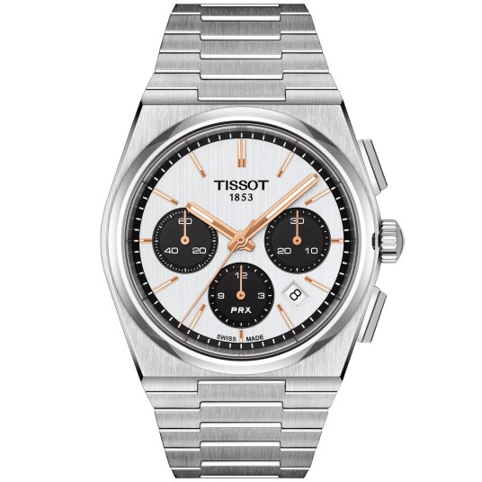 Tissot PRX Automatic Chronograph T1374271101100 Herre 42 mm Analog Automatisk Safirglass