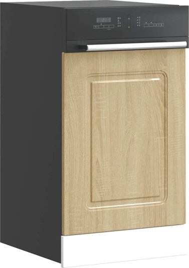 Oppvaskmaskin panel sonoma eik 45x1,5x67 cm konstruert tre 8721158419965