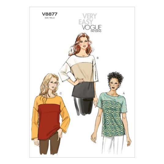 Vogue 8877 - Topp ZZ (L-XL-XXL)