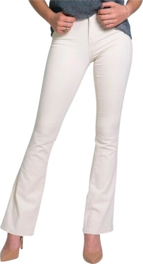 ONLY Blush Life Mid Flared Ecru XS/32