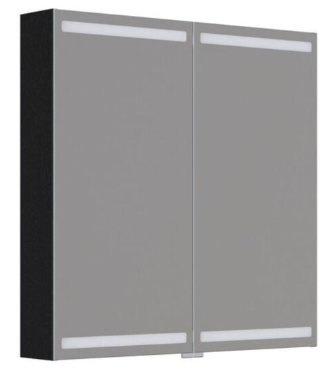 Dansani Inzo Level Speilskap Eik Noir / 80cm