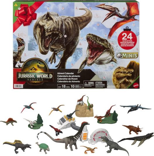 Mattel Jurassic World Rebirth Julekalender - 4+Ã¥r Mattel Jurassic World Rebirth Julekalender - 4+Ã¥r