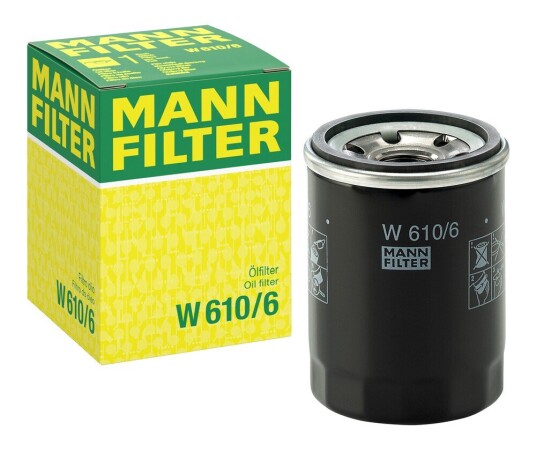 Oljefilter MANN FILTER W 610/6 Oljefilter MANN FILTER W 610/6