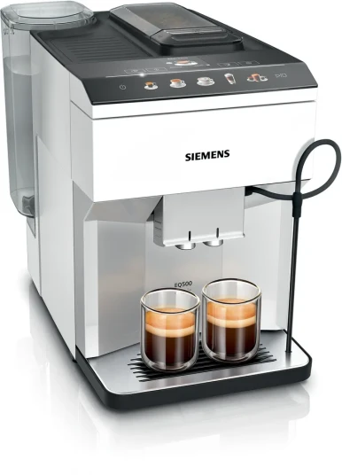 Siemens EQ500 Helautomatisk Kaffemaskin 15 Bar Hvit TP515R02 Siemens EQ500 Helautomatisk Kaffemaskin 15 Bar Hvit TP515R02