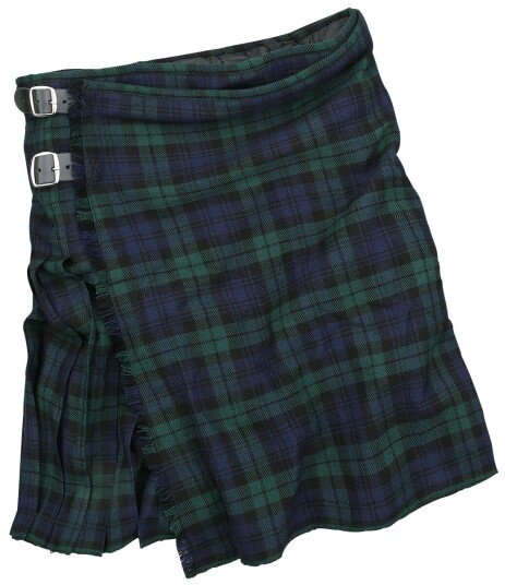 Black Premium by EMP Middellangt skjørt - Kilt - M til 3XL - Herrer - grønn-blå