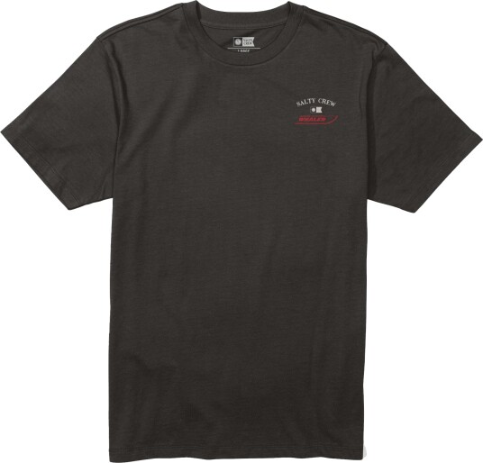 Salty Crew Men"s Whaler Icon Ss Tee Black L
