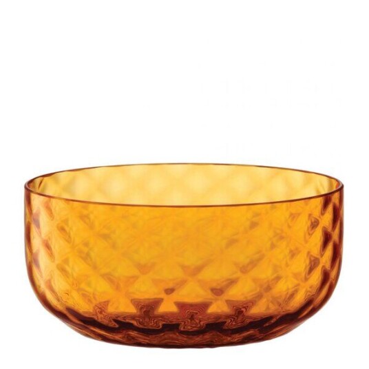 LSA International   Dapple skål 12 cm sun amber