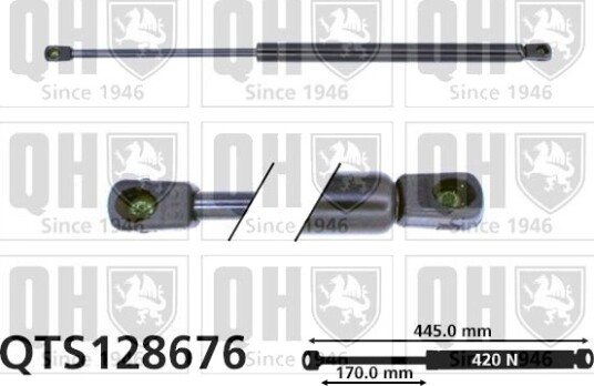 QUINTON HAZELL QTS128676 Baklukedemper