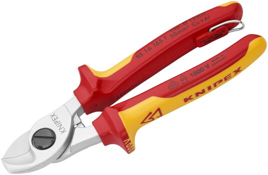 Knipex Kabelsaks 95 16 165 T Bk 1000-Volt Kabel ø15 mm