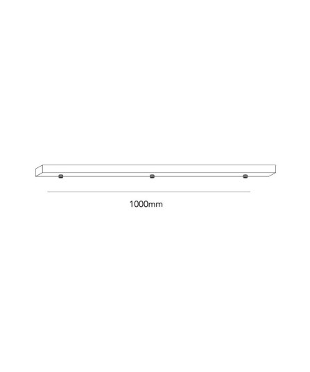 Light-Point - Ceiling Base L1000/3 Pendler Hvit