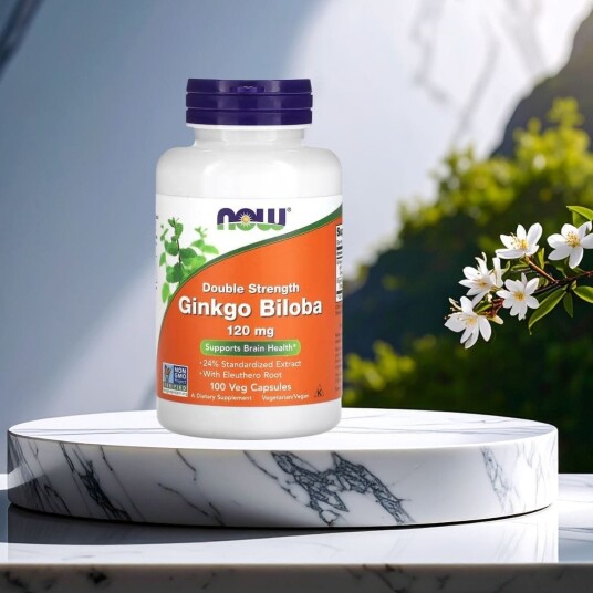 Ginkgo Biloba med Eleuthero 120 mg – 100 kapsler Ginkgo Biloba med Eleuthero 120 mg – 100 kapsler