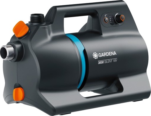 Gardena Batteridrevet Trykkpumpe 3000 Silent 18V Solo