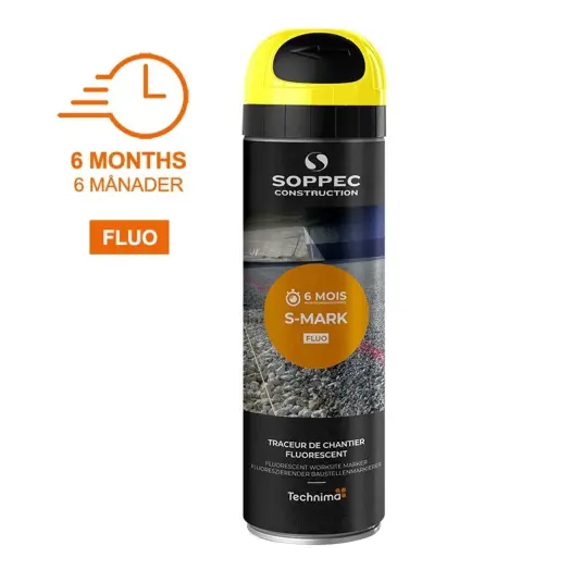 Soppec S Mark Fargespray 500 ML Gul Soppec S Mark Fargespray 500 ML Gul