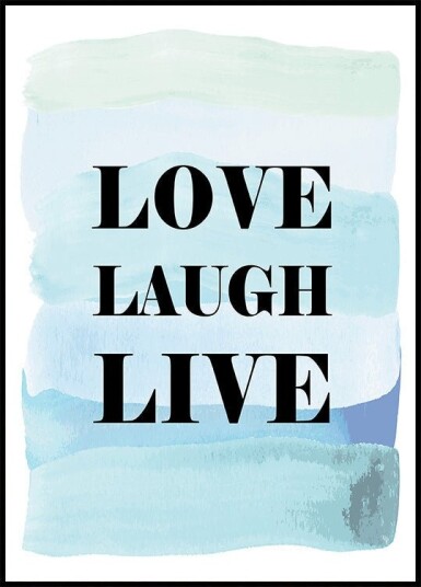 Live Joyfully Always Plakat Plakat / 21x30cm Live Joyfully Always Plakat Plakat / 21x30cm