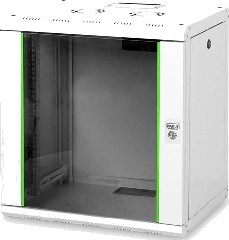 Digitus Dn-19 12-U Veggmonterbar Hylle 12U 100 Kg 25 Kg Grå