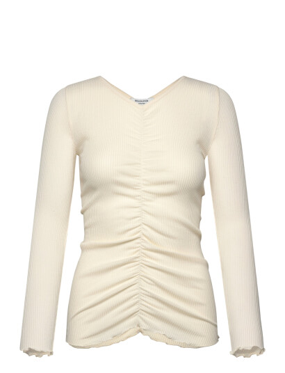 Rosemunde Rwbalta Ls Elastic T-Shirt - White - XS