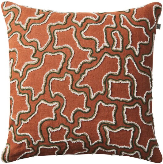 Chhatwal & Jonsson Kamal putetrekk 50 x cm Terracotta-forest green