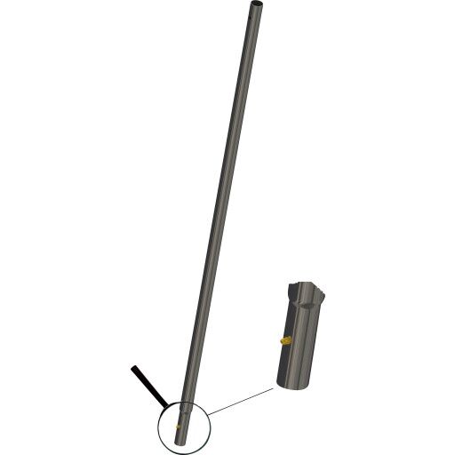 Nordisk Innovation Extension pipe 1 m for alignment rod Nordisk Innovation Extension pipe 1 m for alignment rod