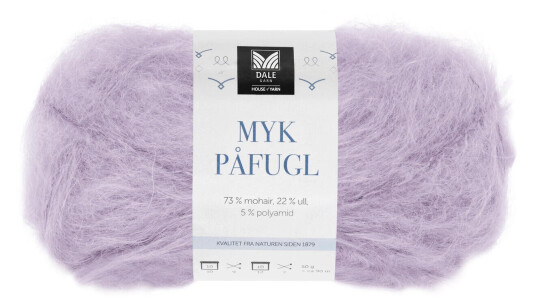Dale Garn Dale Myk Påfugl 7919 Lys Lavendel