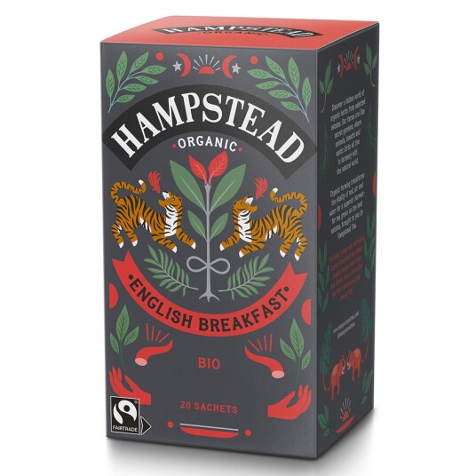 Hampstead Tea økologisk english breakfast 20 bags Hampstead Tea økologisk english breakfast 20 bags
