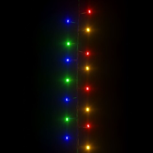 vidaXL LED-strenglys med 2000 lysdioder flerfarget 45 m PVC vidaXL LED-strenglys med 2000 lysdioder flerfarget 45 m PVC