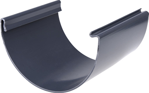 Plastmo koblingsstykke 11" grafitt gray