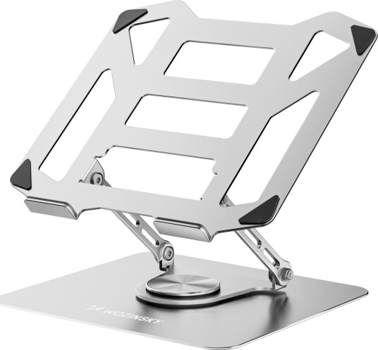 Wozinsky HardStand 360° Roterbart laptop- og nettbrettstativ 10-16" Sølv